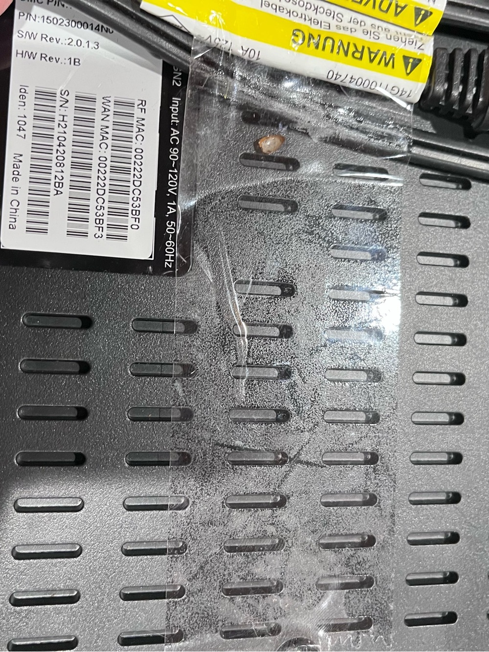 Black Cable Modem Router (SMCD3GN2) untested - Picture 2 of 5